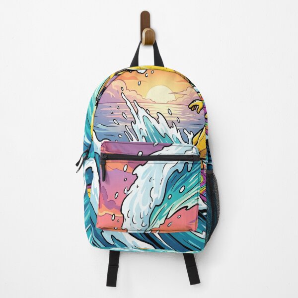 Item preview, Banana surfing among giant waves designed and sold by Mente Creativa.