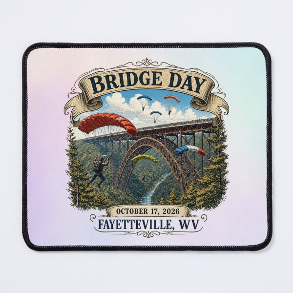 Item preview, Bridge Day — Leap of Courage designed and sold by MysticOzzy.