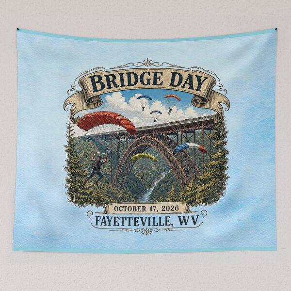 Item preview, Bridge Day — Leap of Courage designed and sold by MysticOzzy.