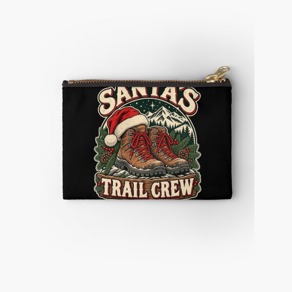 Item preview, Santa's Trail Crew Christmas Hiking Boots Design designed and sold by TeNovaStudio.