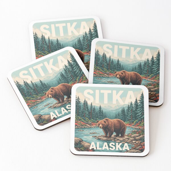 Item preview, Sitka Alaska: Bear Vintage designed and sold by CircinusStore.