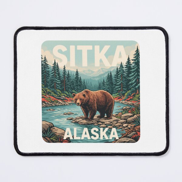 Item preview, Sitka Alaska: Bear Vintage designed and sold by CircinusStore.