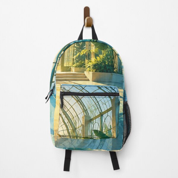 Item preview, Sunlit Glasshouse – Botanical Conservatory Desk Mat with Tropical Plants designed and sold by astersgraphics.