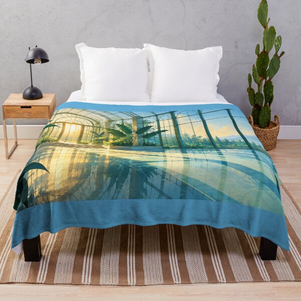 Item preview, Sunlit Glasshouse – Botanical Conservatory Desk Mat with Tropical Plants designed and sold by astersgraphics.