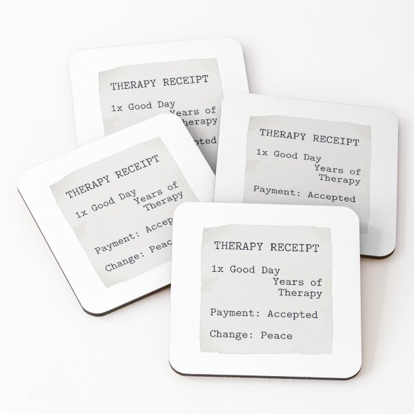 Item preview, Therapy Receipt - Good Day, Change Is Peace - Mental Health Humor designed and sold by jrzvibe.