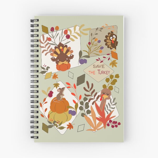 Item preview, Funny Thanksgiving Turkey Fall Garden Geometric Pattern designed and sold by Vibria Pattern Studio.