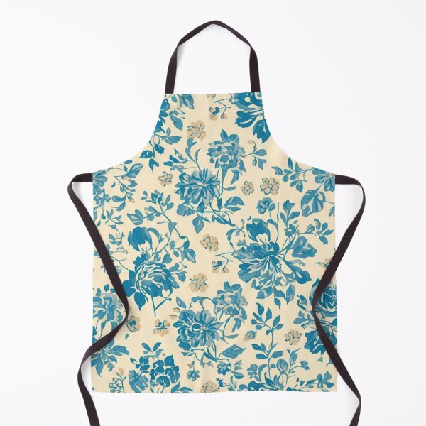 Item preview, Blue Botanical Floral Pattern Classic Garden designed and sold by PunchDrop.