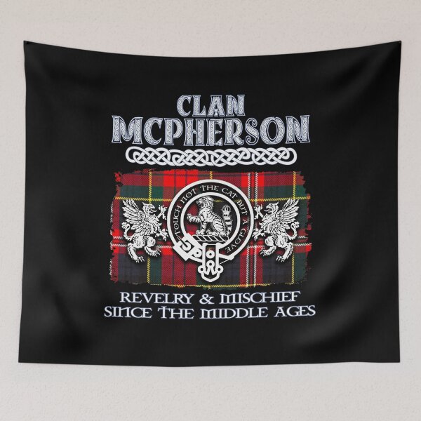 Item preview, Clan McPherson Scottish Crest Tartan Family Heritage designed and sold by Ladicreatis.