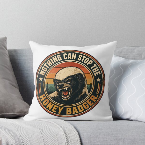 Item preview, Nothing Can Stop The Honey Badger Fearless Unstoppable Animal Spirit designed and sold by HumansStuck12.