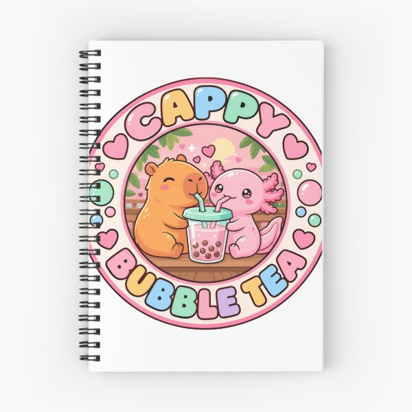Item preview, Cappy Bubble Tea Capybara Axolotl Kawaii Boba Drink Lovers designed and sold by HumansStuck12.