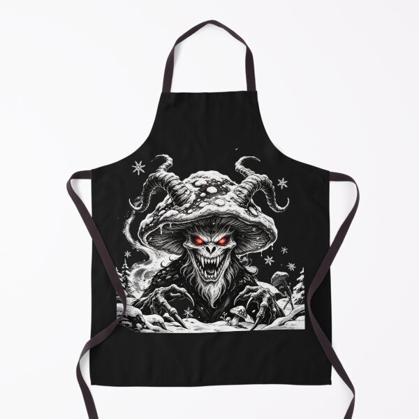 Aperçu de l'œuvre Gothic Krampus Mushroom Monster Winter Dark Art créée et vendue par GodsMonsterss.