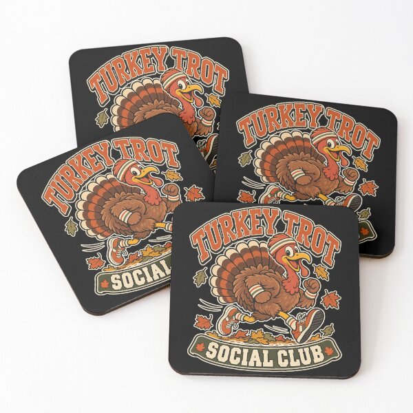 Item preview, Turkey Trot Social Club Thanksgiving Running Design designed and sold by TeNovaStudio.