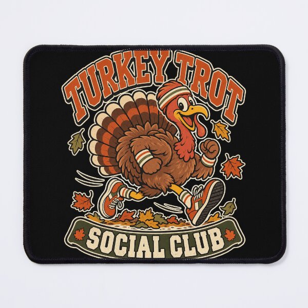 Item preview, Turkey Trot Social Club Thanksgiving Running Design designed and sold by TeNovaStudio.