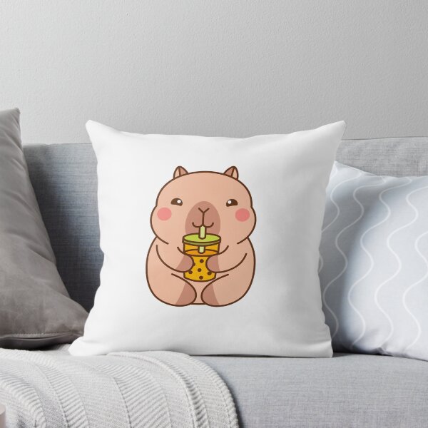 Item preview, Cute Capybara Bubble Tea Boba Drinker Animal Kawaii Rodent Lover designed and sold by SkeletonsDanger.