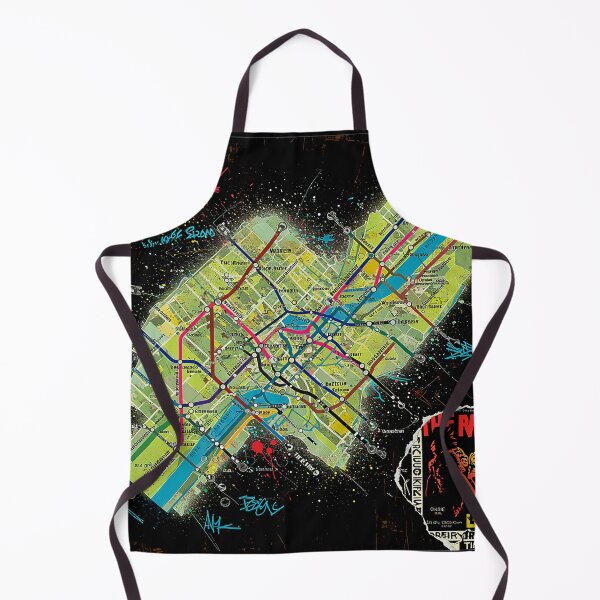 Item preview, Colorful Metro Map Neon Lines designed and sold by RICAMTP.
