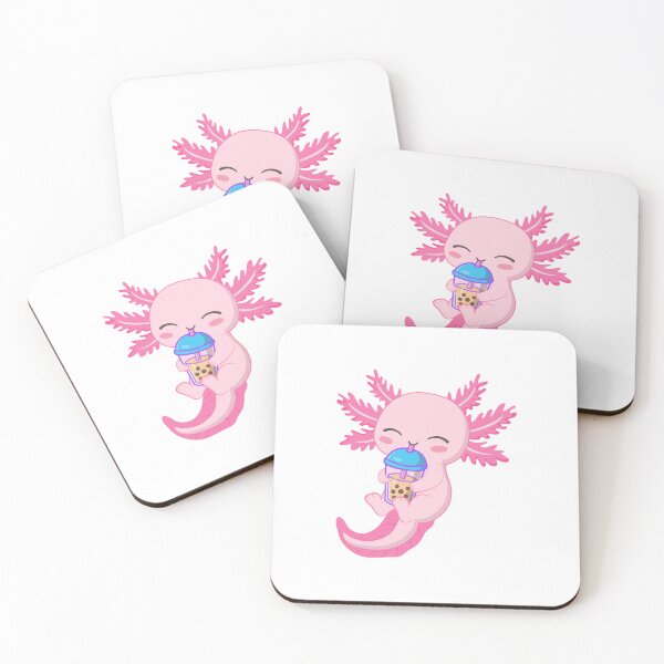 Item preview, Axolotl Bubble Tea Lover designed and sold by SkeletonsDanger.