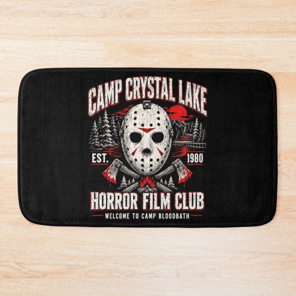 Item preview, Vintage 80s Slasher Camp Crystal Lake Horror Film Club designed and sold by malikrosendo23.