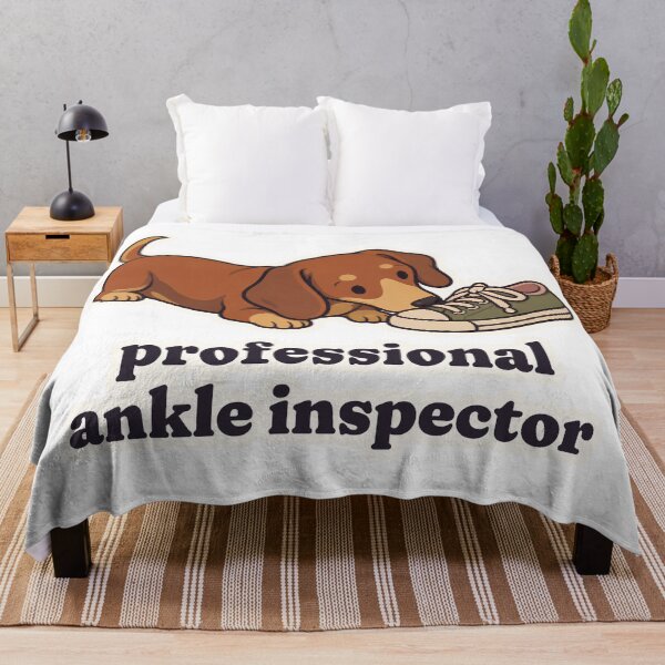 Item preview, Funny Dachshund Professional Ankle Inspector Doxie designed and sold by OuqCreations.
