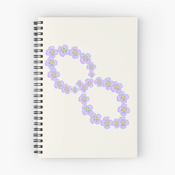 Item preview, Pastel Lavender Floral Infinity Symbol - Whimsical Blossom Wreath designed and sold by BalkanBloomArt.