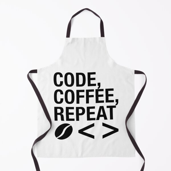 Item preview, Code Coffee Repeat Sharp Minimalist Developer Quote designed and sold by pattman.