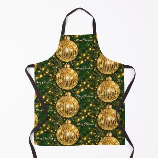 Item preview, Golden Christmas Ornament on Emerald Green designed and sold by Kimberly Palmer.