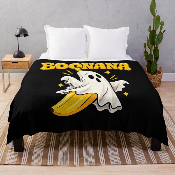 Artikelvorschau, Boonana Cute Ghost Banana Halloween Pun Design entworfen und verkauft von stmpdwrld.