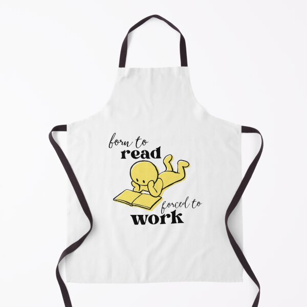 Item preview, Born To Read Forced To Work Book Lover Reader Work Humor designed and sold by SkeletonsDanger.