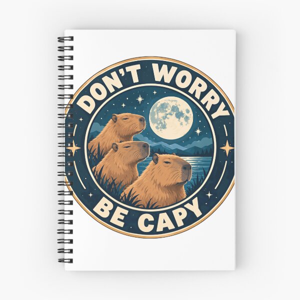 Item preview, Don't Worry Be Capy Capybara Animal Lover Pun designed and sold by HumansStuck12.