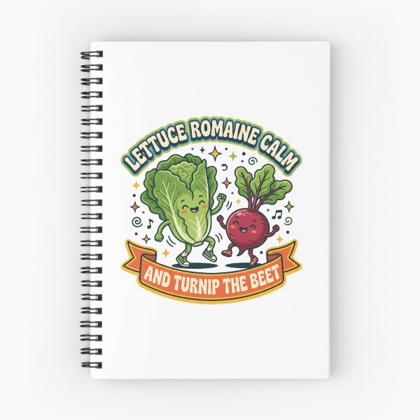 Item preview, Lettuce Romaine Calm And Turnip The Beet Cute Vegetable Dancing Vintage Art designed and sold by Namphet.