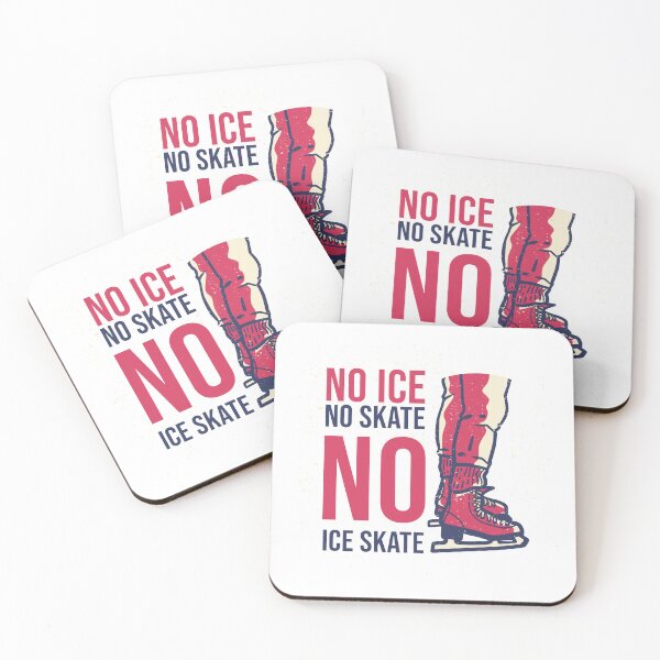 Item preview, No Ice No Skate No Ice Skate Ice Skating Fan Skater Hobby designed and sold by SkeletonsDanger.