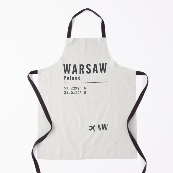 Item preview, Warsaw Poland Coordinates Travel Typography designed and sold by drTerrens.