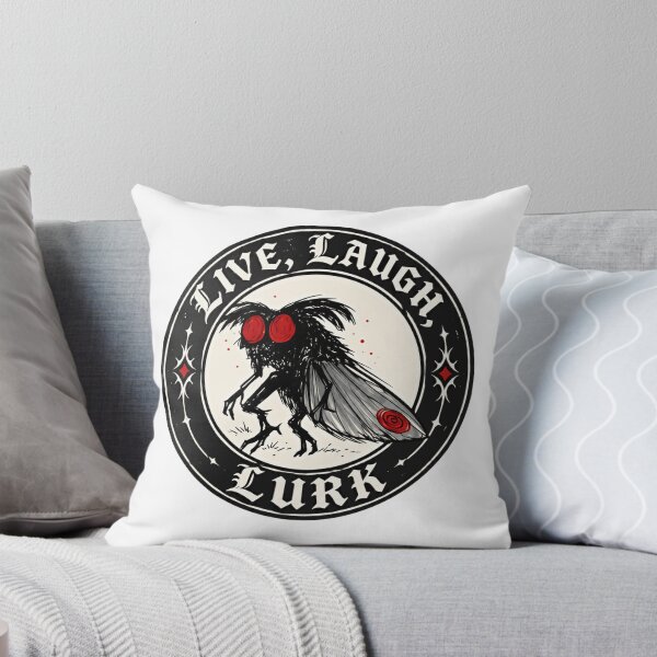 Item preview, Live, Laugh, Lurk Creepy Fly Dark Humor Introvert designed and sold by HumansStuck12.