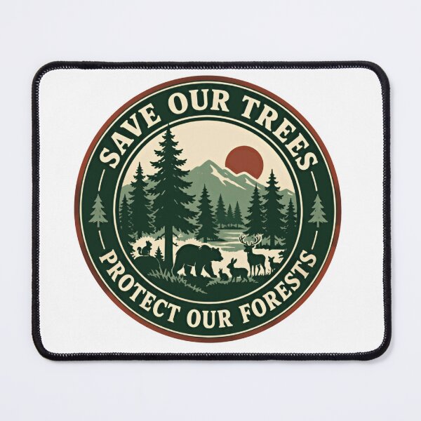 Item preview, Save Our Trees Protect Our Forests Environmentalist Conservation Nature Lover designed and sold by HumansStuck12.
