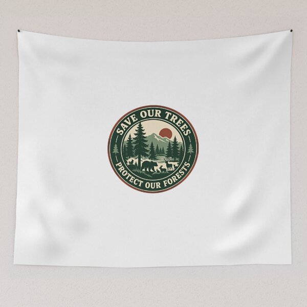 Item preview, Save Our Trees Protect Our Forests Environmentalist Conservation Nature Lover designed and sold by HumansStuck12.