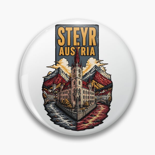 Item preview, Steyr Austria Vintage Travel Tourism designed and sold by TravelersGems.
