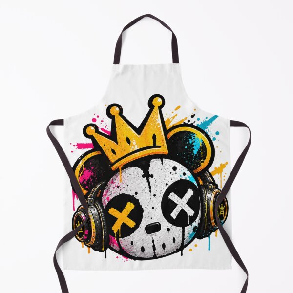 Item preview, Graffiti Skull King Neon Street Art - PLUSHIWORLD designed and sold by PLUSHIWORLDtm.