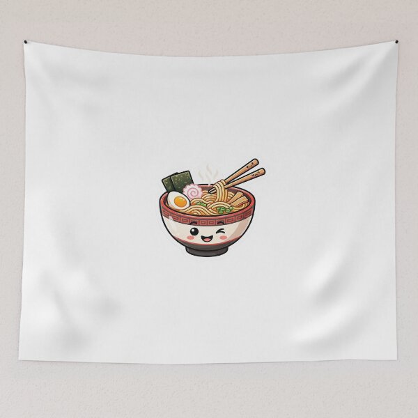 Item preview, Kawaii Ramen Bowl - Cute Japanese Food & Noodles designed and sold by The Red Lime.