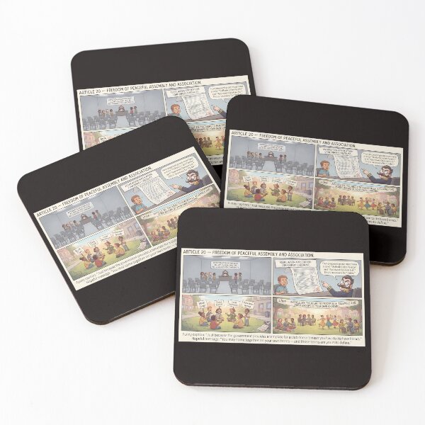 Item preview, ARTICLE 20: Freedom of peaceful assembly and association designed and sold by Mianku | Für das Leben.