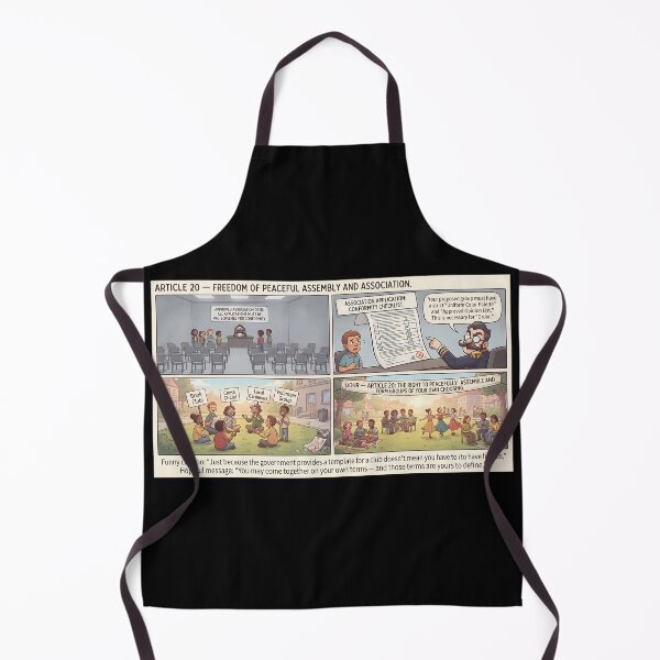 Item preview, ARTICLE 20: Freedom of peaceful assembly and association designed and sold by Mianku | Für das Leben.