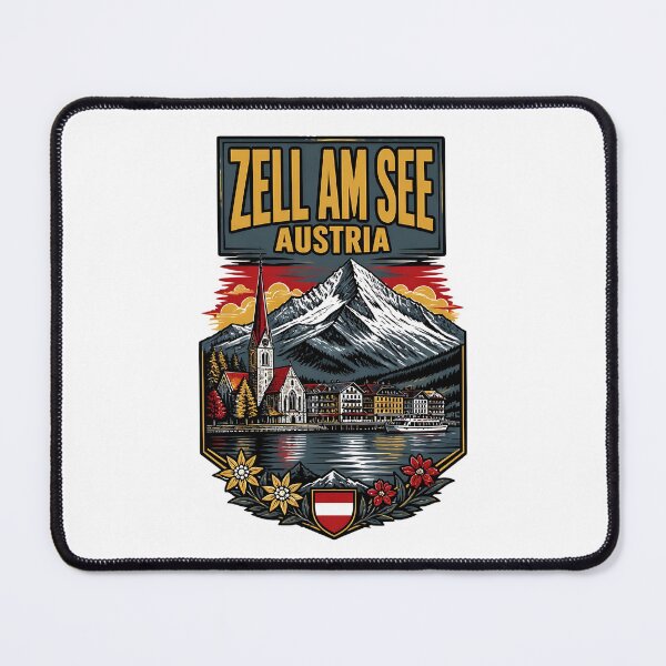 Item preview, Zell Am See Austria Vintage Travel Tourism designed and sold by TravelersGems.