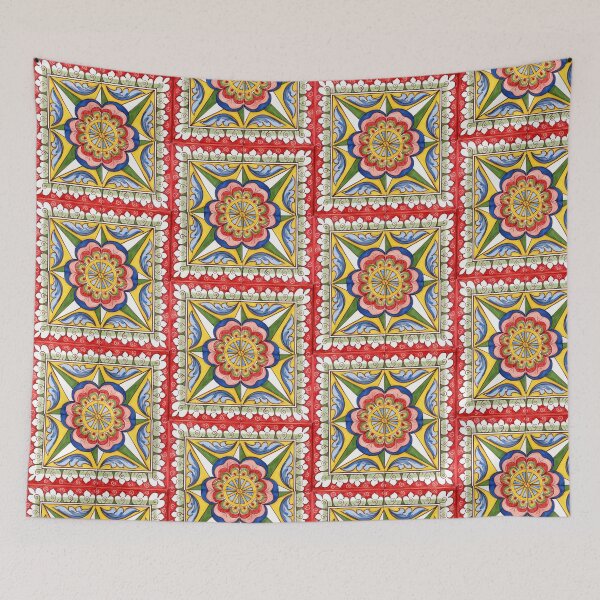 Item preview, Carretto Siciliano Stella Floreale designed and sold by CEARceramics.