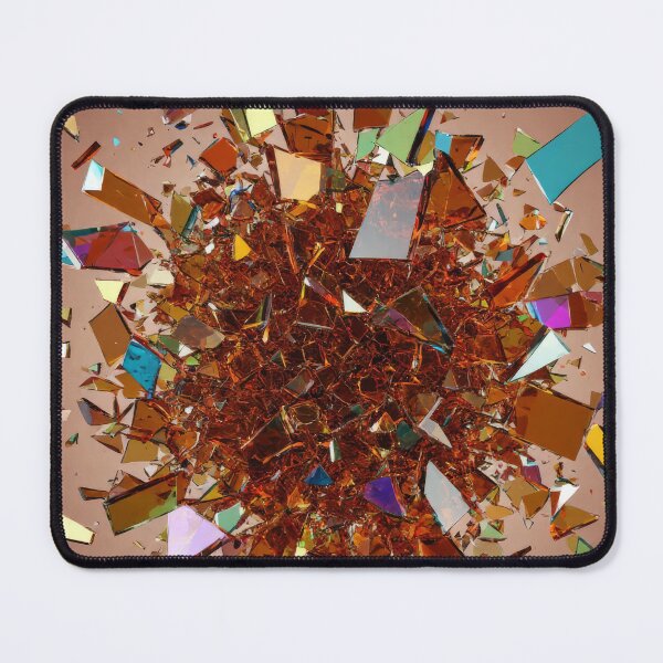 Item preview, Explosion of Shattered Amber Glass designed and sold by Marina Langer Wildlife Art..