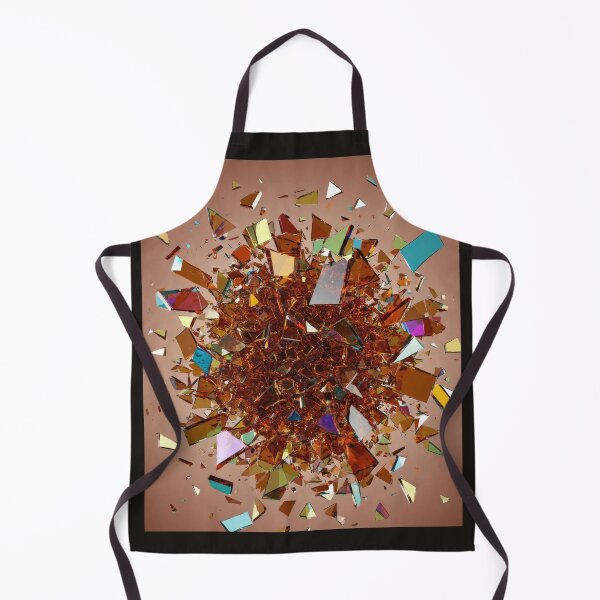 Item preview, Explosion of Shattered Amber Glass designed and sold by Marina Langer Wildlife Art..