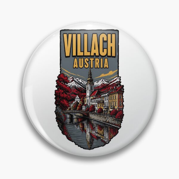 Item preview, Villach Austria Vintage Travel Tourism designed and sold by TravelersGems.