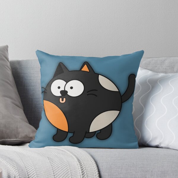 Item preview, Funny Chubby Black Cat – Cute Round Kitty designed and sold by Mousy17.