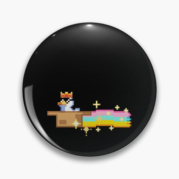 Item preview, Cool Rainbow Duck Pixel Art Meme Deal With It designed and sold by Andreora.