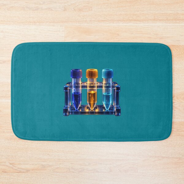 Item preview, Lab Bench After Hours – Glowing Specimen Tubes Science Lab Sticker designed and sold by astersgraphics.