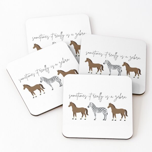 Item preview, Sometimes It Really Is A Zebra Cursive Font EDS Awareness Meme designed and sold by kristy1003.