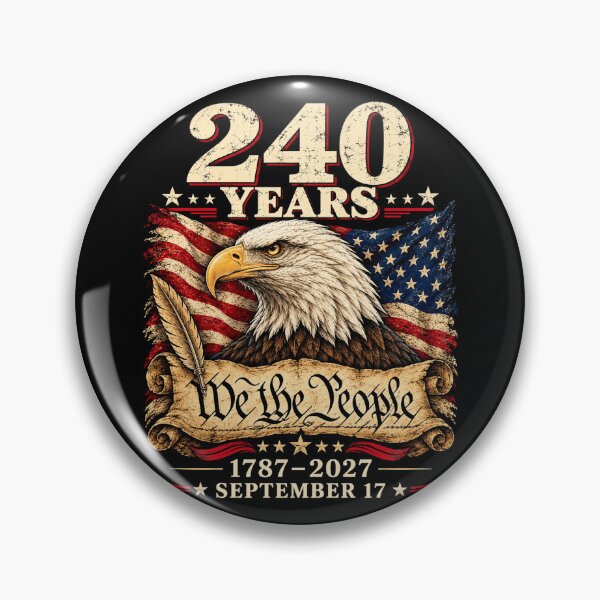 Item preview, U.S. Constitution 240th Anniversary 2027 – Eagle, Flag and Quill designed and sold by G350.
