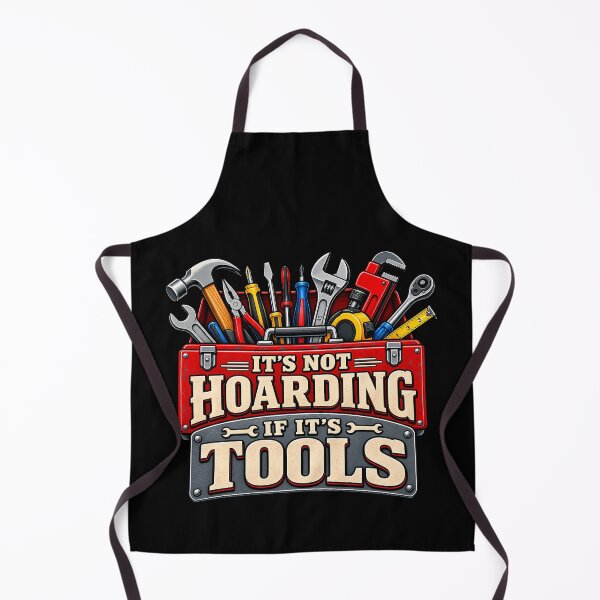 Item preview, It's Not Hoarding If It's Tools Funny Mechanic Garage Handyman DIY Retro designed and sold by Photo-Sphere101.